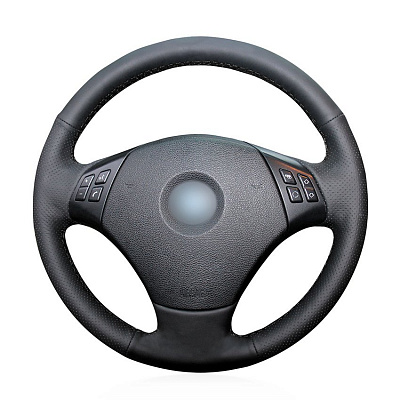 Кожаная Оплетка на руль TITANIUM  со шнуровкой для BMW 3er, BMW X1