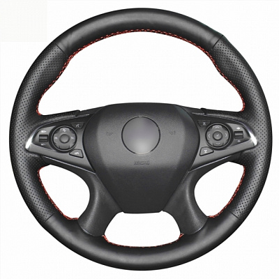 Кожаная Оплетка на руль TITANIUM  со шнуровкой для Buick LaCrosse (2015-2025)