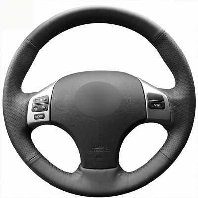 Кожаная Оплетка на руль TITANIUM  со шнуровкой для Lexus IS (2005-2013)