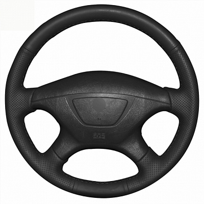 Кожаная Оплетка на руль TITANIUM  со шнуровкой для Mitsubishi Pajero Sport, Mitsubishi Montero Sport, Mitsubishi Colt, Mitsubishi Galant, Mitsubishi Carisma, Mitsubishi Space Star, Mitsubishi Space Wagon, Mitsubishi Challenger, Mitsubishi Mirage, Mitsubishi Legnum, Mitsubishi Aspire, Mitsubishi Chariot