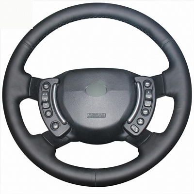 Кожаная Оплетка на руль TITANIUM  со шнуровкой для Land Rover Range Rover (2002-2012)