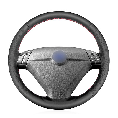 Кожаная Оплетка на руль TITANIUM  со шнуровкой для Volvo XC90 (2006-2014), Volvo S60 (2004-2010), Volvo XC70 (2004-2007)